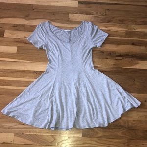 Grey flowy dress